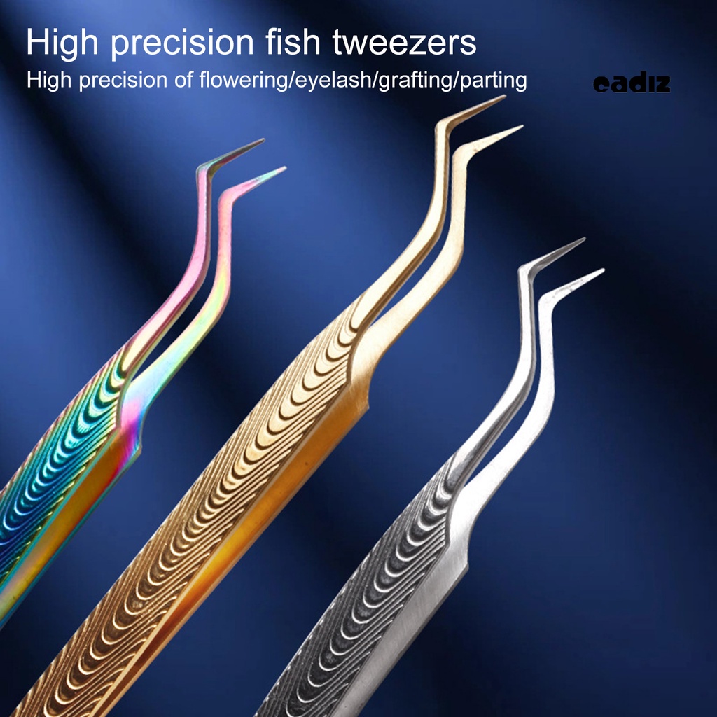 Nhíp Gắp Lông Mi Giả Bằng Thép Không Gỉ Chống Tĩnh Điện Độ Chính Xác Cao