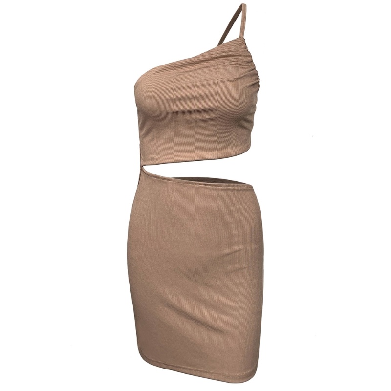 Đầm Hai Dây Hở Lưng Ôm Dáng Phối Dây Rút Thời Trang Mùa Hè Cho Nữ