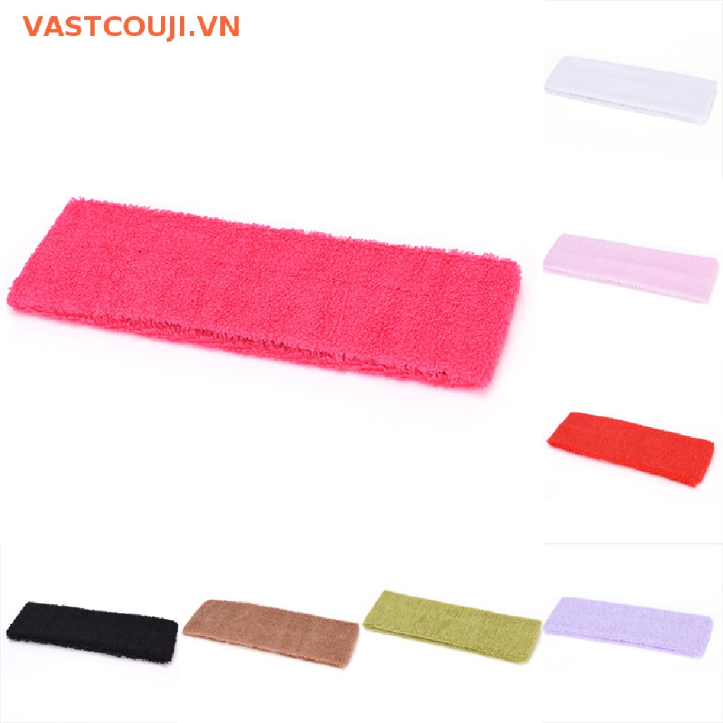 Băng Đô Thể Thao Chất Liệu Cotton Co Giãn Thấm Hút Mồ Hôi Thời Trang Cho Nữ