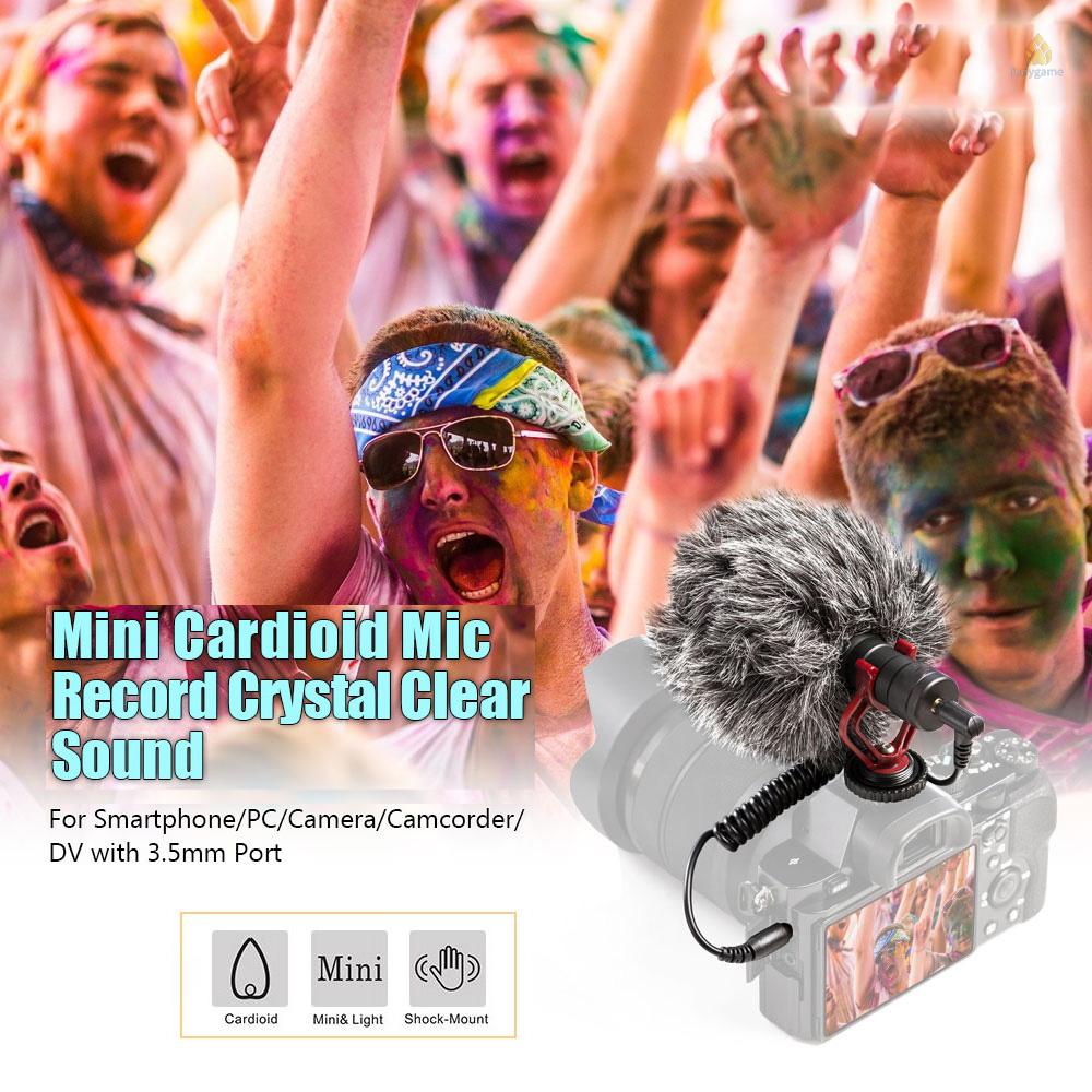 Micro Mini BOYA BY-MM1 Đầu Cắm 3.5mm Bằng Kim Loại Cho Điện Thoại / Máy Tính Bảng / Máy Quay DSLR