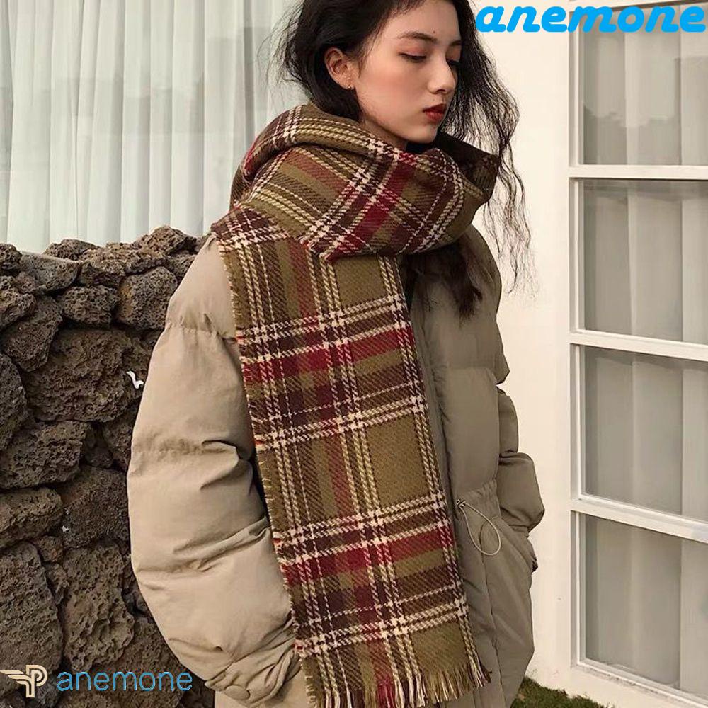 Khăn Choàng Cổ Hai Mặt Mềm Mại Chống Lạnh Chống Gió Cho Nữ