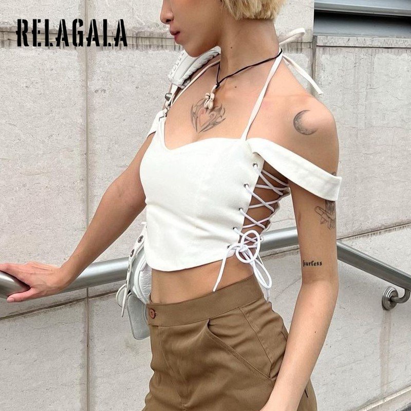 Áo Hai Dây Màu Trơn Thời Trang 2023 Gợi Cảm Cho Nữ