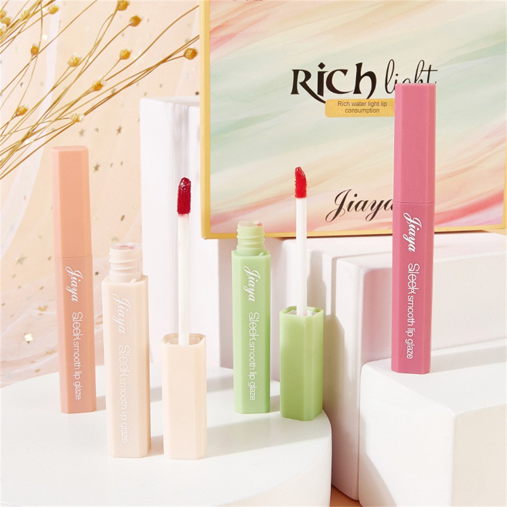 Jia Ya Son môi gương ánh sáng môi men giữ ẩm không dính cốc không thấm nước không làm mất sắc tố mỹ phẩm quà tặng ngày Valentine royal1.vn