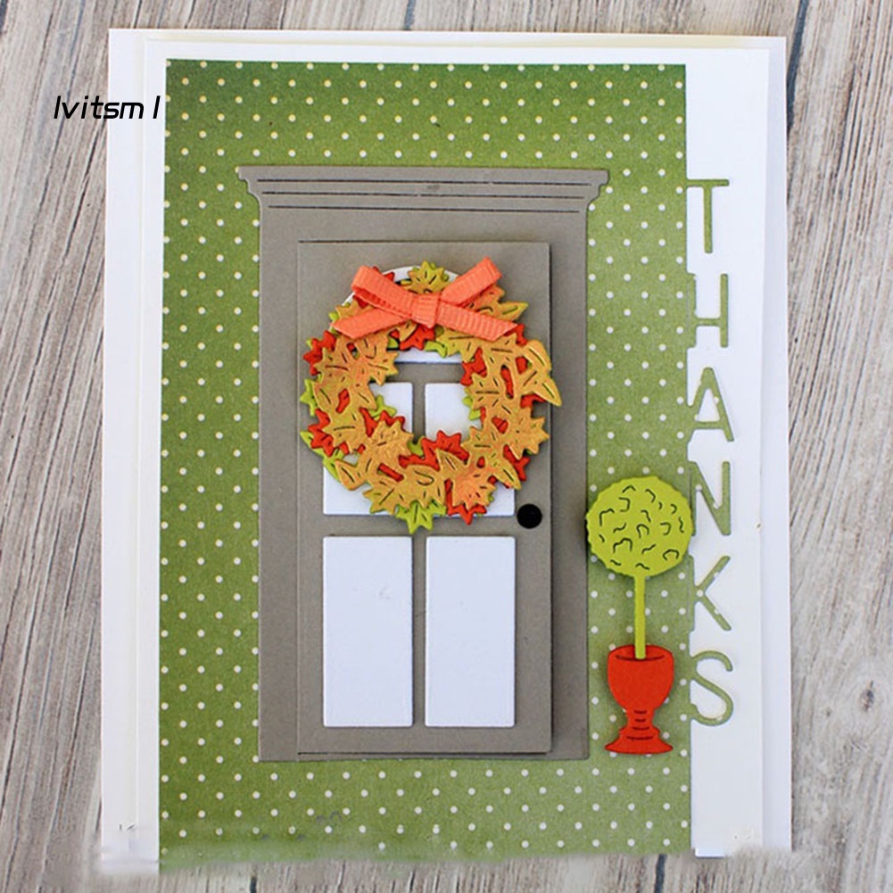 Khuôn Cắt Giấy Kim Loại Hình Cửa Ra Vào LVIT