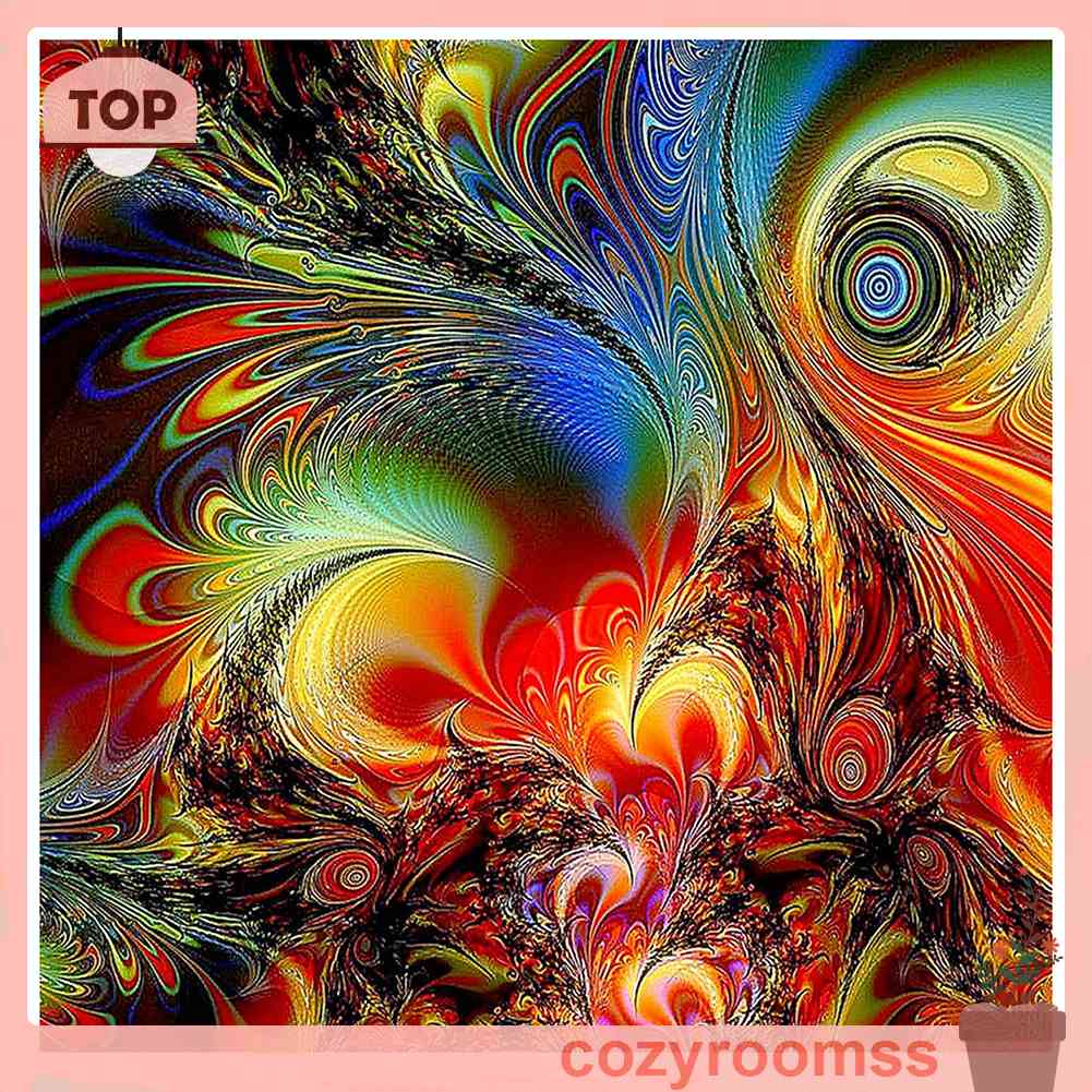 Tranh Đính Đá Kim Cương Toàn Bộ 5D DIY Hình Vẽ Lễ Hội Lộng Lẫy