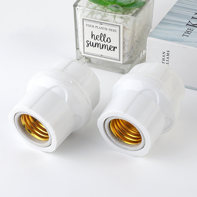 Đuôi Đèn Sứ E27 Dạng Xoáy Cao Cấp Chịu Nhiệt Độ, Cách Điện, An Toàn Khi Sử Dụng