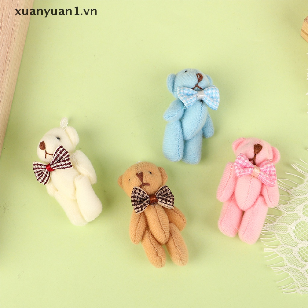 Gấu Nhồi Bông 6CM Có Khớp Cử Động Đáng Yêu