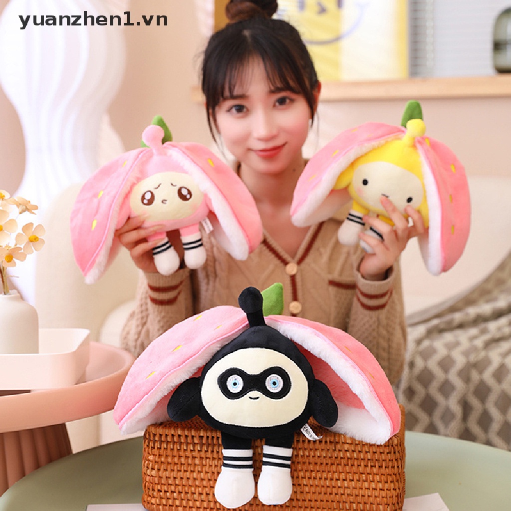 Đồ chơi nhồi bông Hình Trái Cây Tai Dài Sáng Tạo