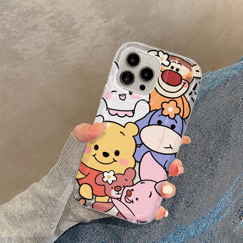 Ốp Điện Thoại Silicon TPU Mềm Dễ Thương Chống Sốc Chống Vỡ Cho IPhone 14 13 12 11 Pro XS Max X XR 8 + 7 Plus