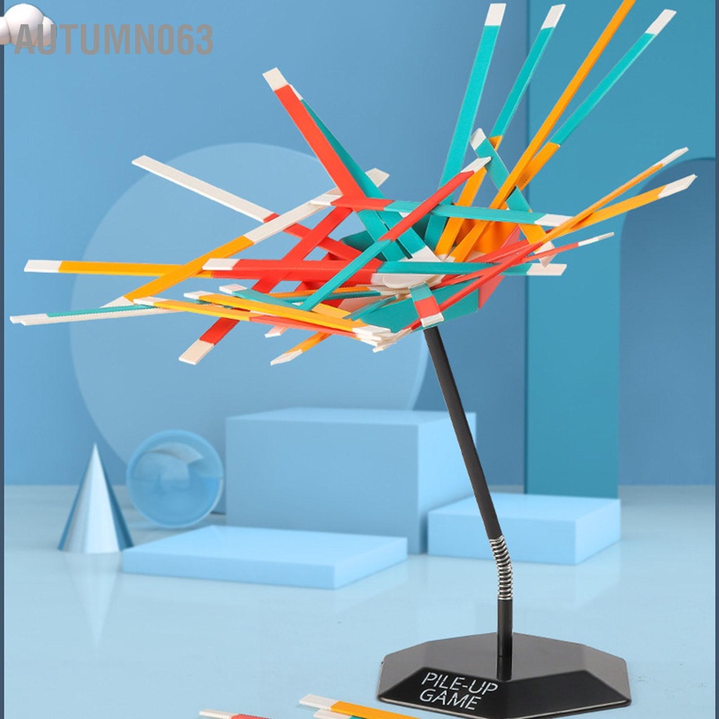 Autumn063 Xếp Gậy Đồ Chơi Đầy Màu Sắc Phát Triển Kỹ Năng Vận Động Tinh Cân Bằng Cho Trẻ Em