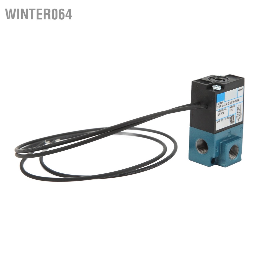 Winter064 Van điện từ đơn 1/8in 35A ACA DDFA 1BA DC24V Công suất mạnh phù hợp với máy đánh dấu