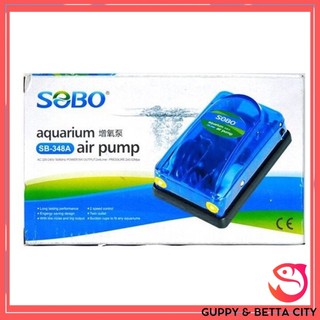 Máy sủi oxy bể cá 1 vòi - 2 vòi sobo sb348a, sb248a