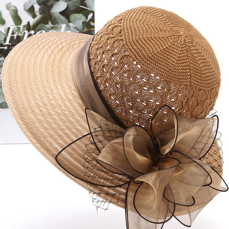 🔥mũ bucket Mũ Tai Bèo Chống Nắng Thiết Kế Mỏng Thời Trang Mùa Xuân Hè Cho Phụ Nữ Trung Niên mũ lưỡi trai