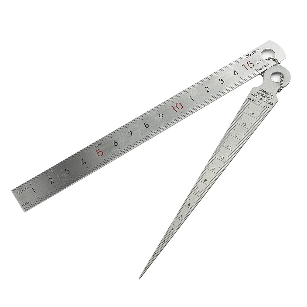 Thước Đo Độ Sâu Bằng Thép Không Gỉ Với Thiết Kế Băng Keo Cho Kính Chắn Gió Ô Tô