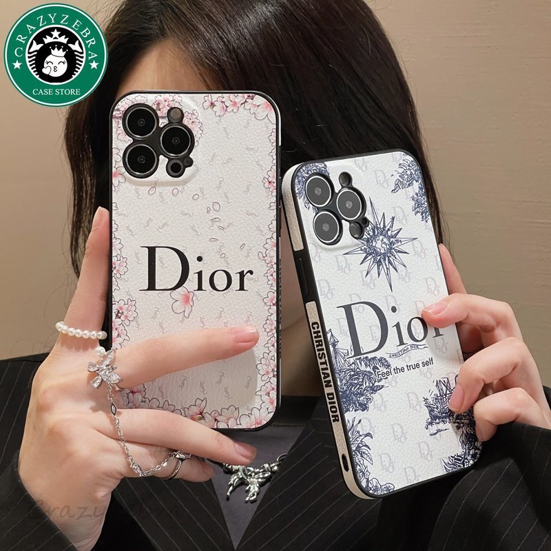Ốp Điện Thoại Da In Họa Tiết Logo Thương Hiệu Lớn Sang Trọng Cổ Điển Cho IPhone 14 13 Pro Max 11Pro 12 Pro Max