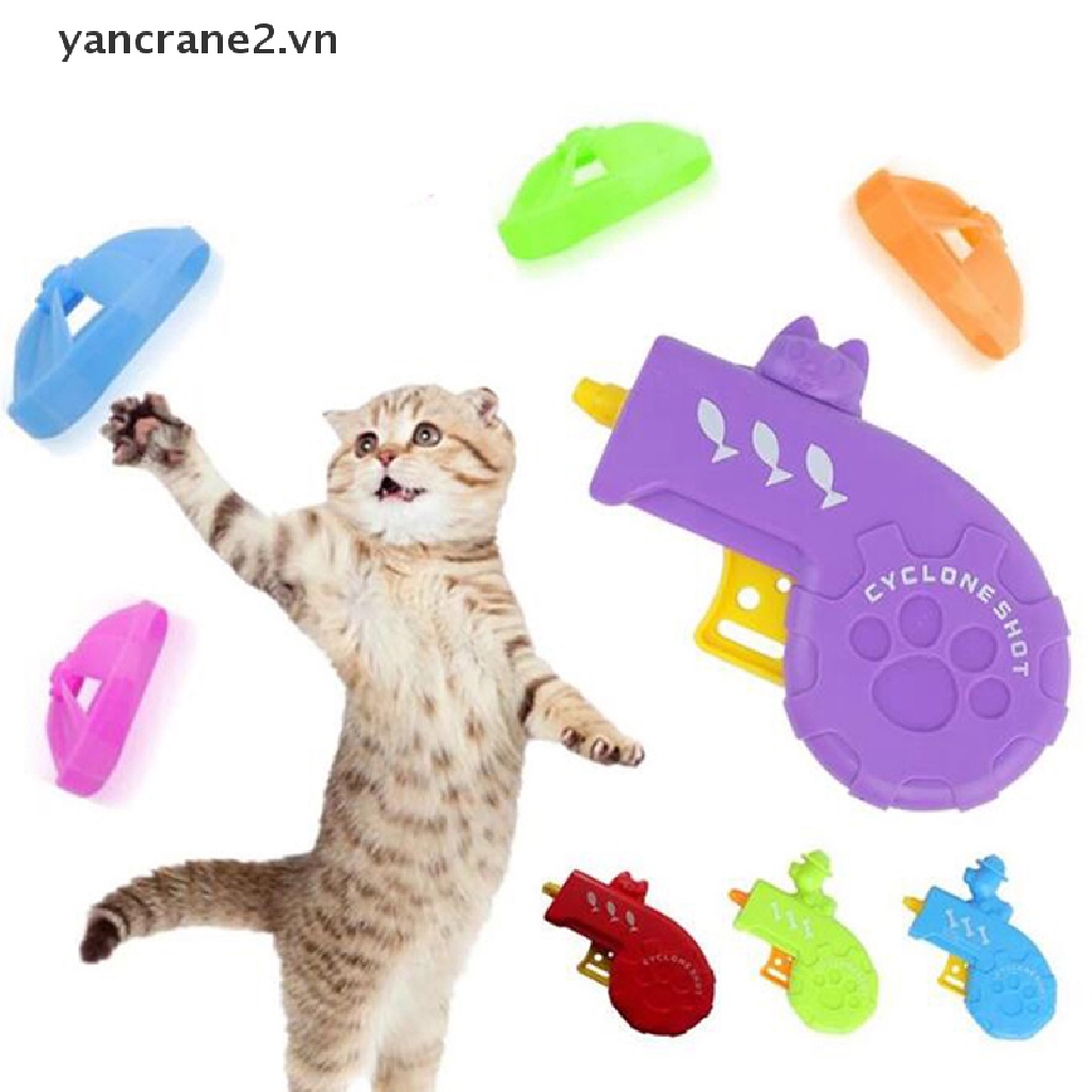 Đồ Chơi Đĩa Bay YAN2} Tương Tác Vui Nhộn Cho Mèo Cưng {yancrane2.vn}