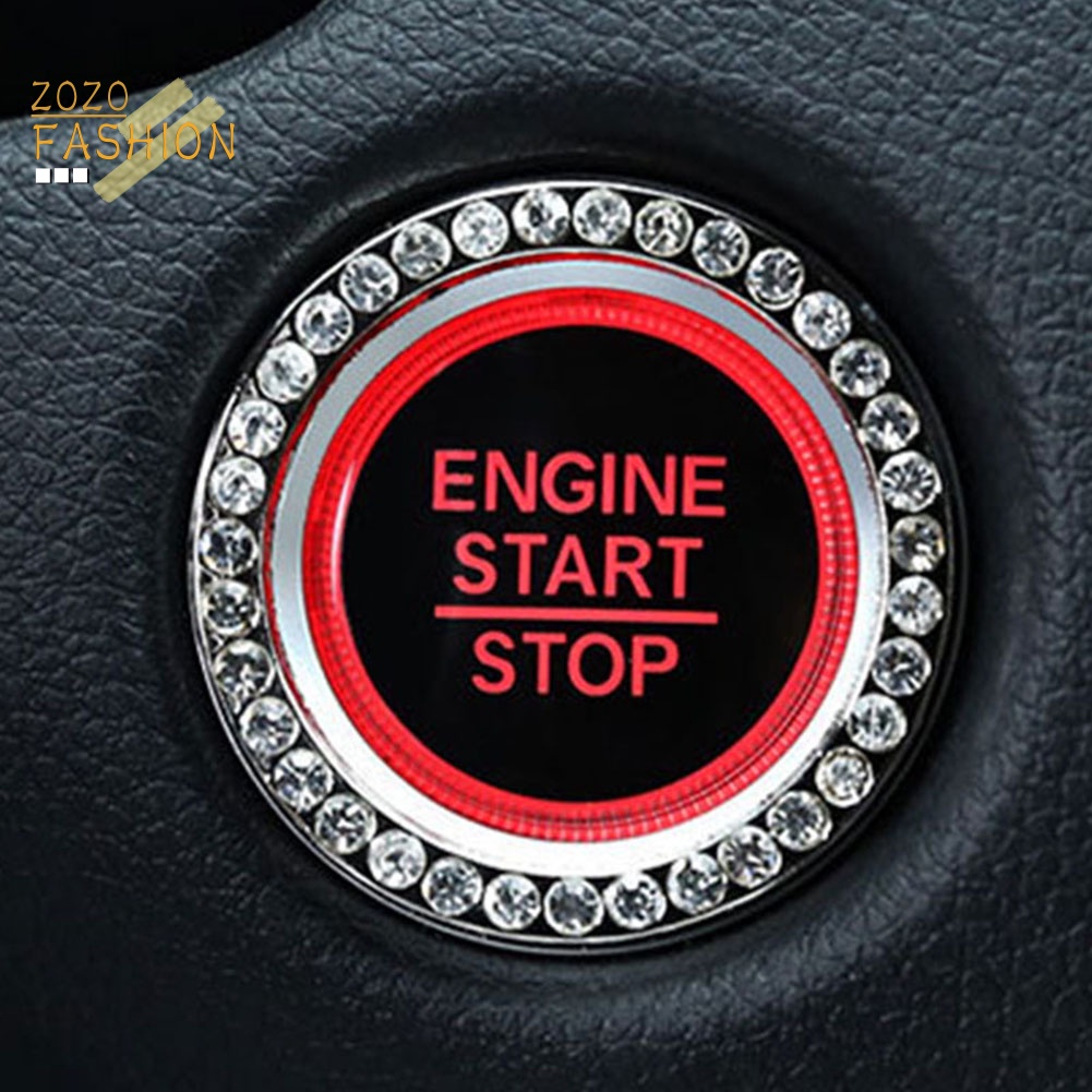 Vòng Dán Trang Trí Nút Khởi Động Xe Hơi