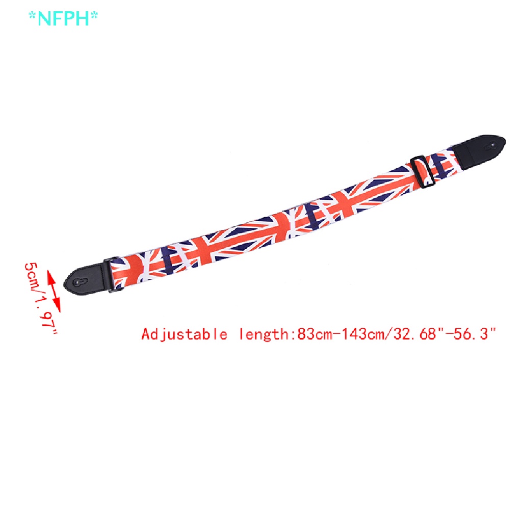 Dây Đeo Nylon Nhiều Màu Sắc Chuyên Dụng Cho Đàn Guitar Điện / Guitar Bass Mới