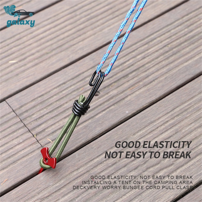 Galaxy Móc Khóa Dây Lều Cắm Trại Co Giãn Chống Gió