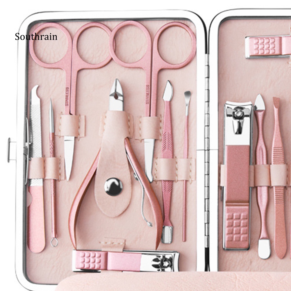 Bộ 18 / 15 / 13 / 10 Dụng Cụ Làm Móng Bằng Thép