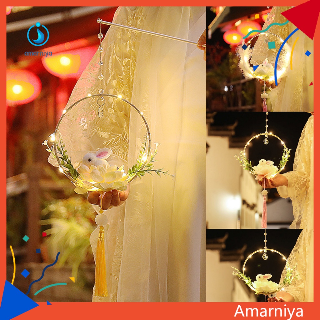 1 Bộ Đèn Trang Trí Thủ Công Sử Dụng Pin Phong Cách Retro