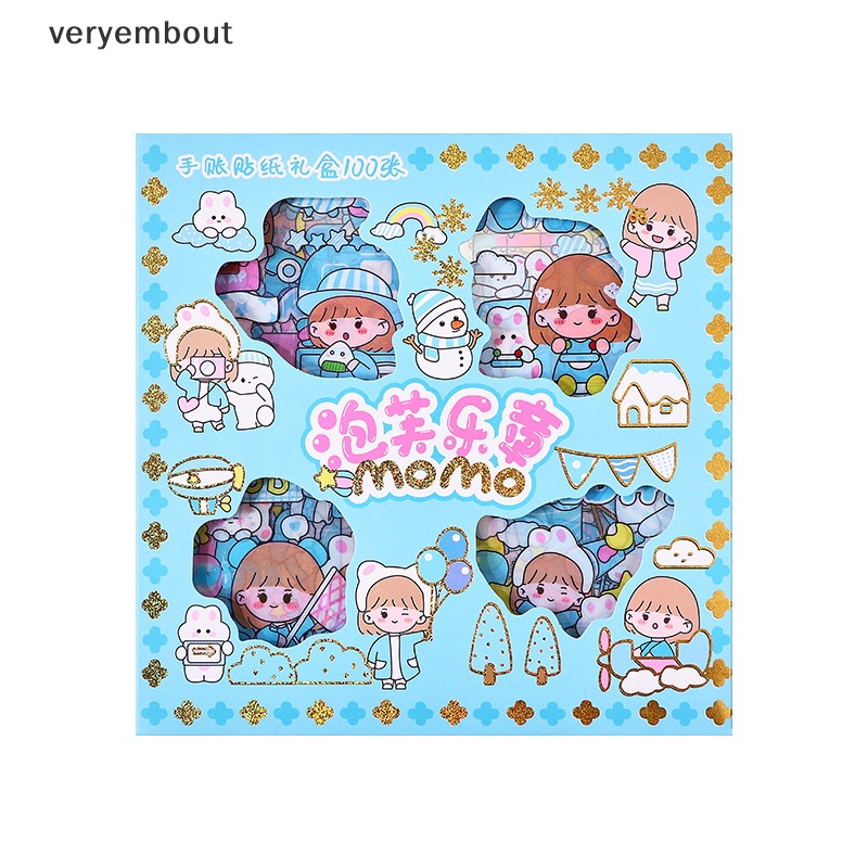 Bộ 20 / 100 Miếng Dán Chống Thấm Nước Hình Thú Cưng Hoạt Hình Dễ Thương#Hộp Quà Thủ Công Họa Tiết Trái Tim 39 s DIY