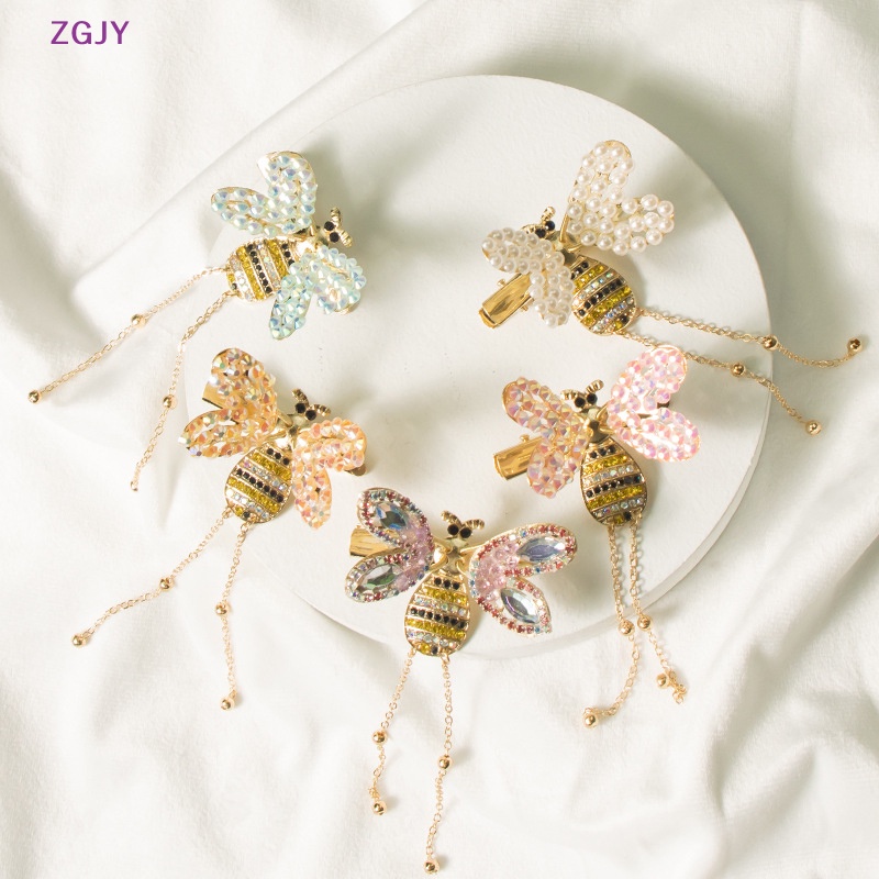 Kẹp Tóc Trang Sức Hình Chú Ong Dễ Thương Dành Cho Bé Gái Mới