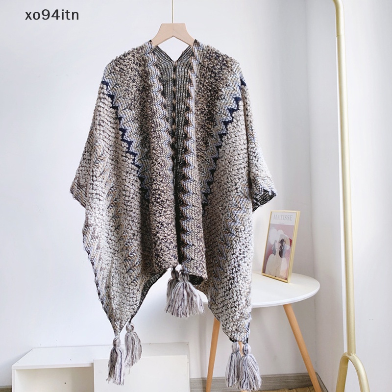 Khăn Choàng Cổ Dày Dặn Phong Cách Dân Tộc Thời Trang Thu Đông