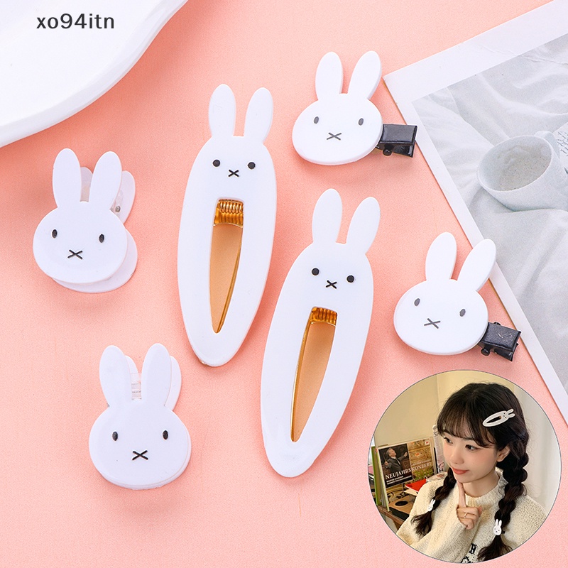 Set 2 Kẹp Tóc Hình Thỏ Trắng Dễ Thương