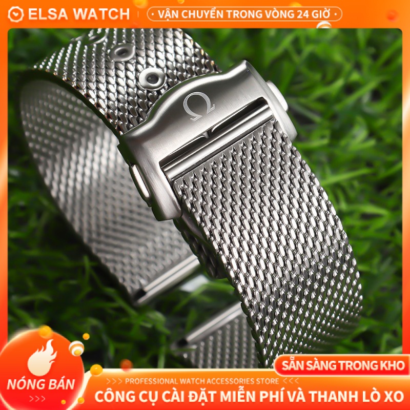dây đồng hồ OMEGA 20mm dây đồng hồ 20mm dây đeo thép OMEGA