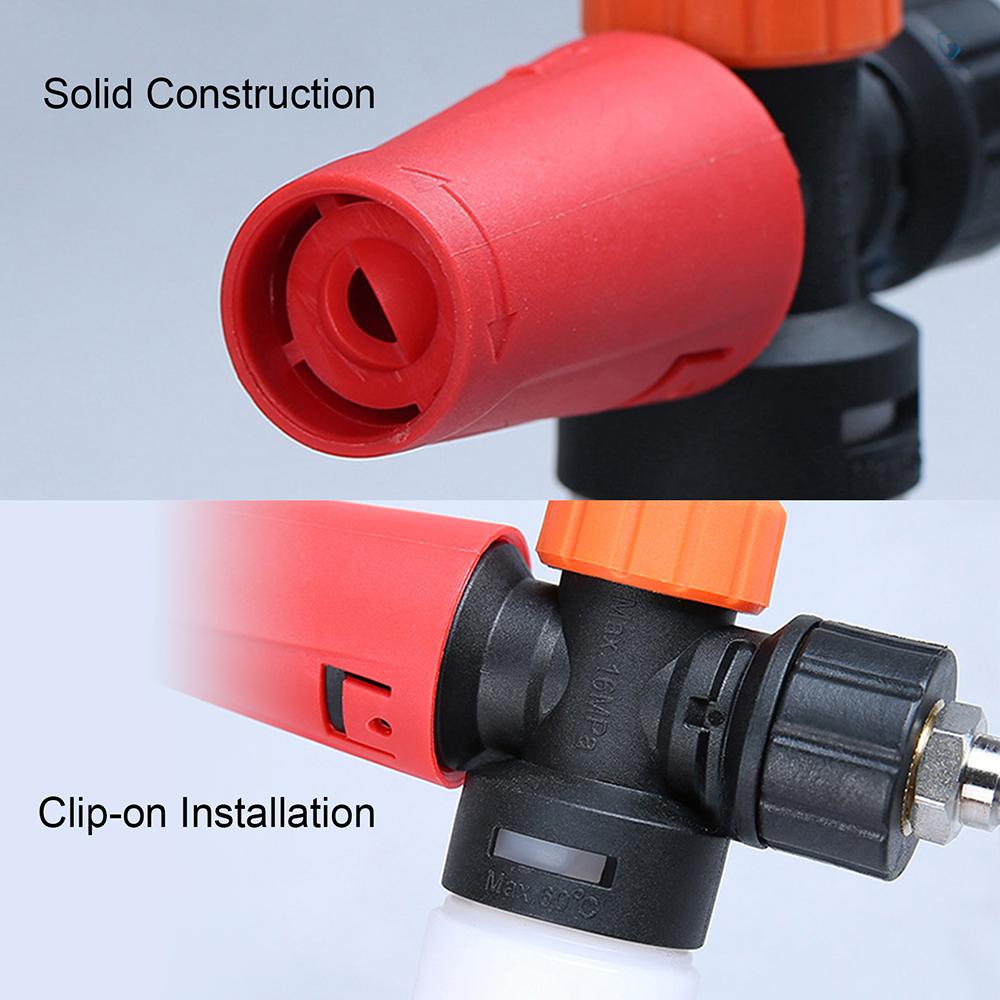 Bình Xịt Bọt Tuyết Rửa Xe Hơi Áp Suất Cao 1 / 4 '' 500ml