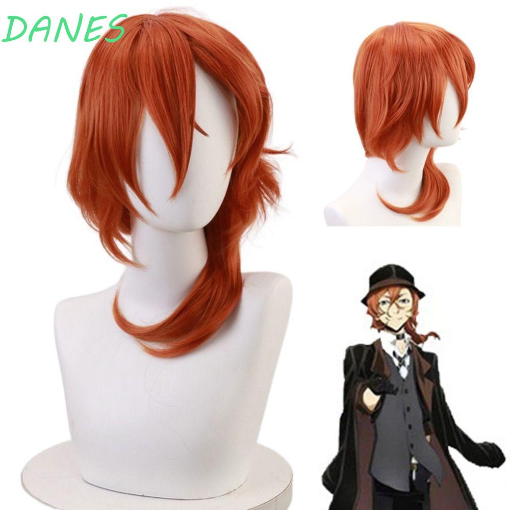 Tóc Giả Ngắn Gợn Sóng Bằng Sợi Tổng Hợp Chất Lượng Cao Hóa Trang Nakahara Chuuya