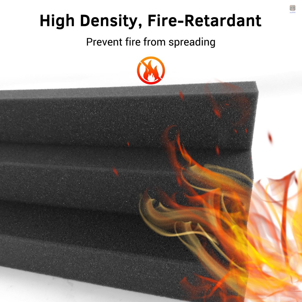 Set 12 Tấm Xốp Cách Âm 30 * 7.5 * 7.5cm Chuyên Dụng Cho Phòng Thu