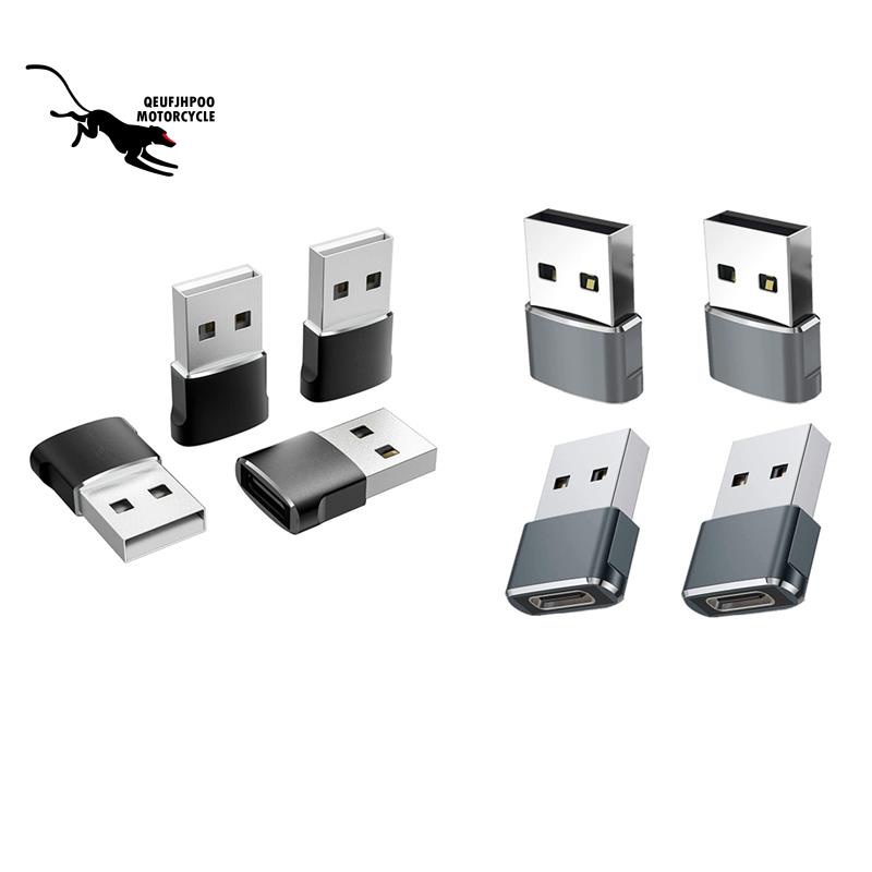 Bộ 4 Dây Cáp Sạc Chuyển Đổi Đầu Cắm USB C Sang Cổng Cắm USB Cho iPhone 12 13 Pro Max Samsung