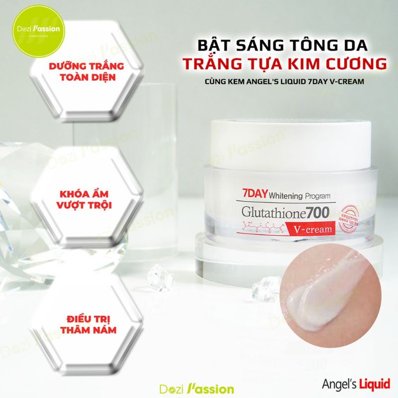 Kem Dưỡng Trắng Da Glutathione 7 Day