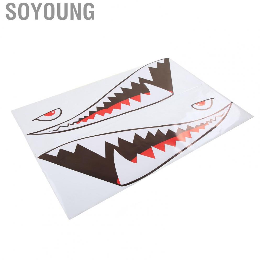 Soyoung Auto Side Door Sticker Mouth  Decal Lightweight Car Exterior