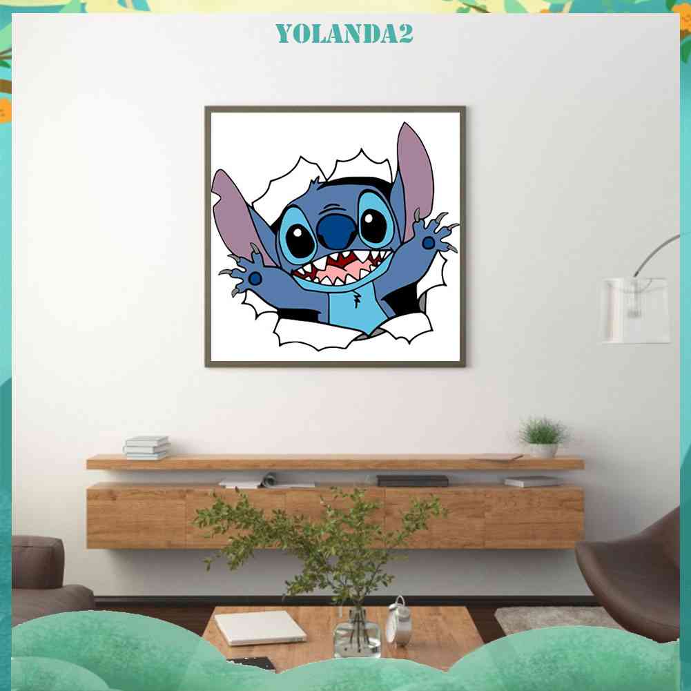 Bộ Tranh Đính Đá 5D Họa Tiết Hoạt Hình Độc Đáo DIY Dùng Trang Trí Nhà Cửa