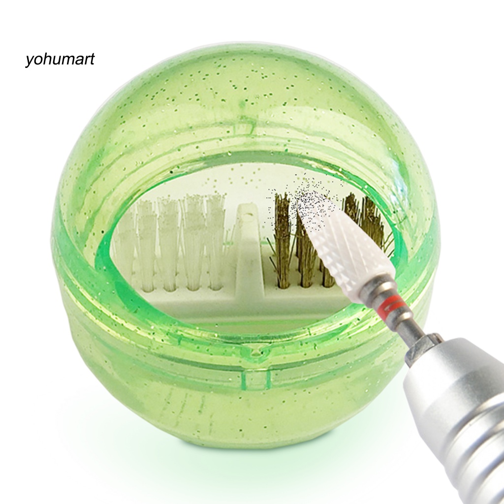 Cọ Cứng Đầu Mềm Trọng Lượng Nhẹ Dùng Để Vệ Sinh Đầu Mài Móng Tay