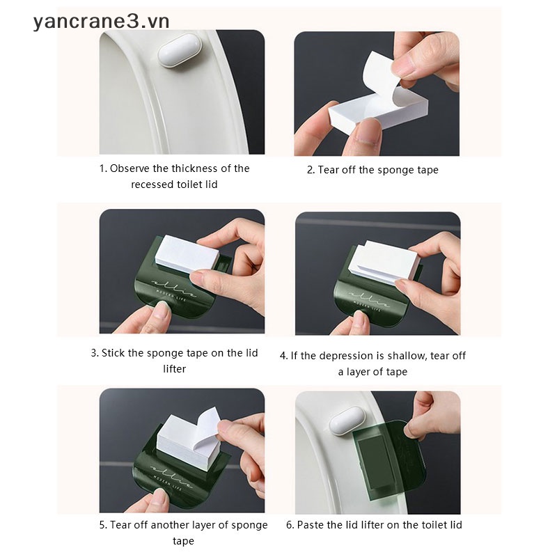 {YAN3} Thiết Bị Nâng Bệ Ngồi Toilet Di Động Trong Suốt Không Chạm {yancrane3.vn}