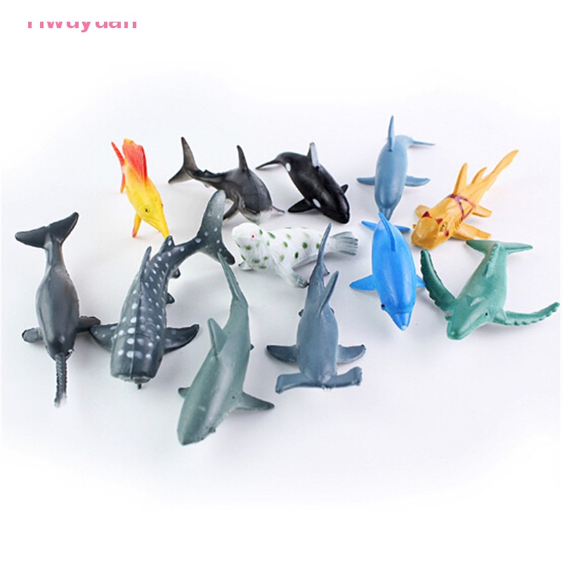 (MớI) Bộ 24 Cá Giả Đồ Chơi Cho Bé