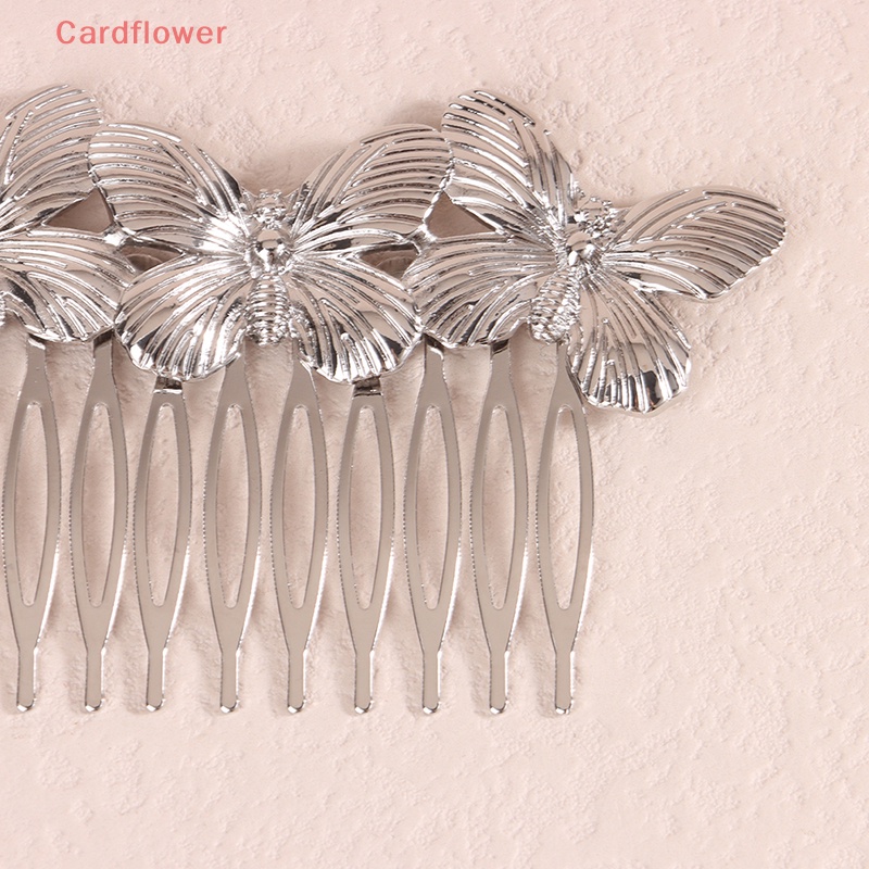 Kẹp Tóc Kim Loại Hình Bướm Phong Cách Vintage Cho Nữ