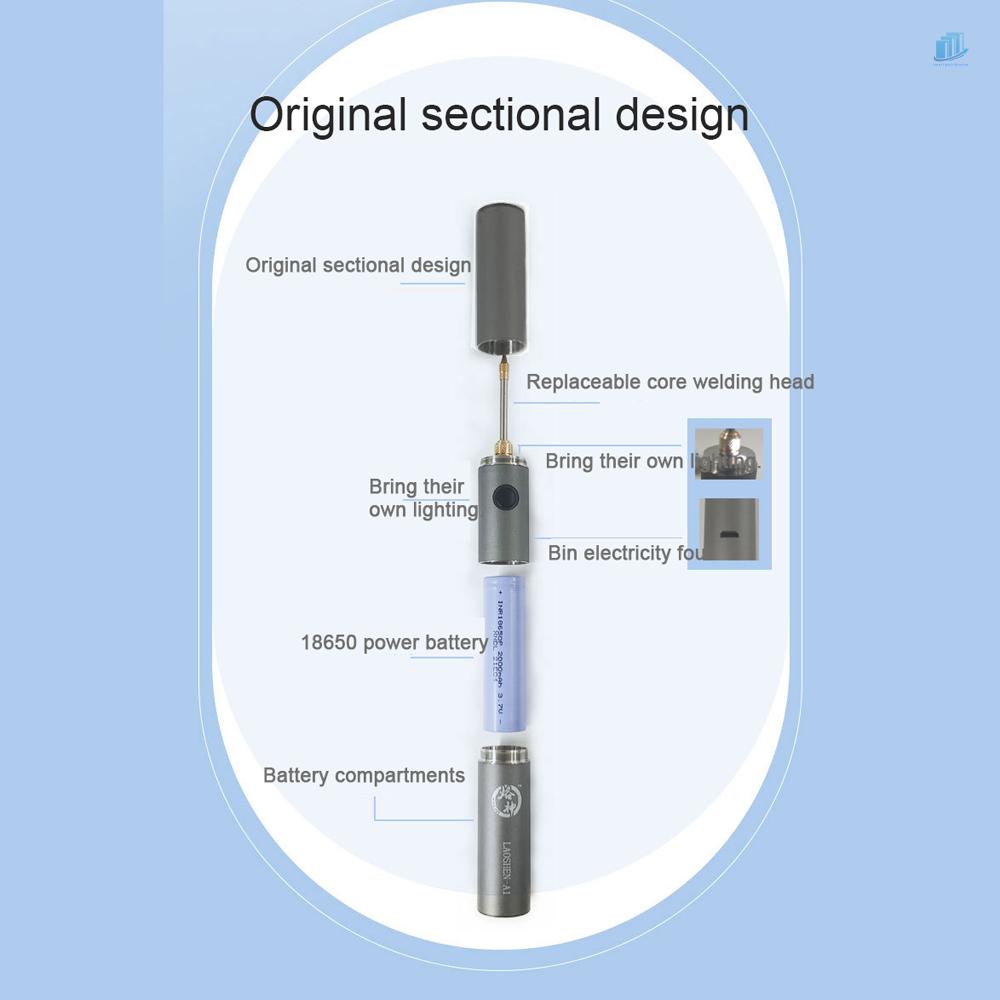 Máy Hàn Điện Mini Công Suất Cao Đa Năng Có Đèn LED Có Thể Sạc Lại Bằng Cổng USB (s2mwvn)