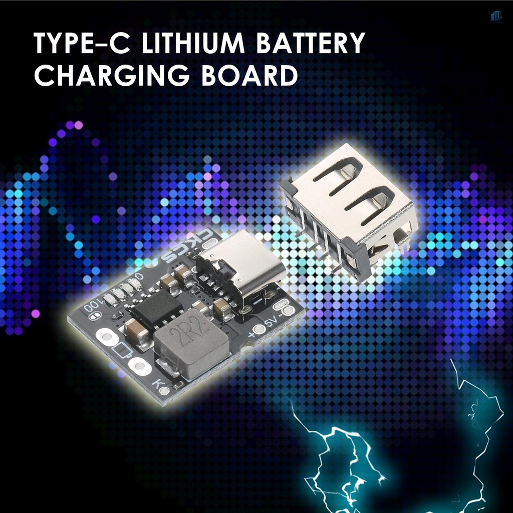 Bảng Mạch Sạc Pin Lithium 5V 2A Đầu Vào Type-C Với Mô Đun Sạc Type-C DIY