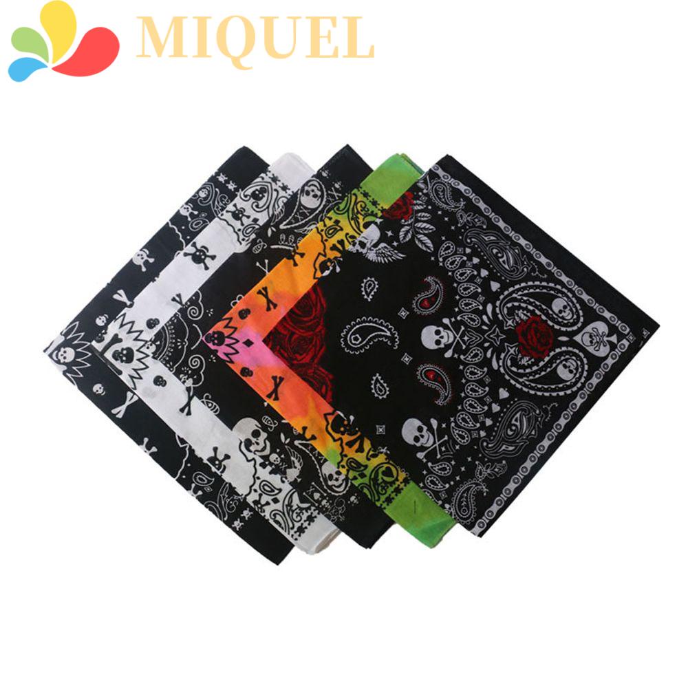 Miquel Băng Đô Bandana Hình Đầu Lâu Đa Năng Không Đường May Phong Cách Hip Hop