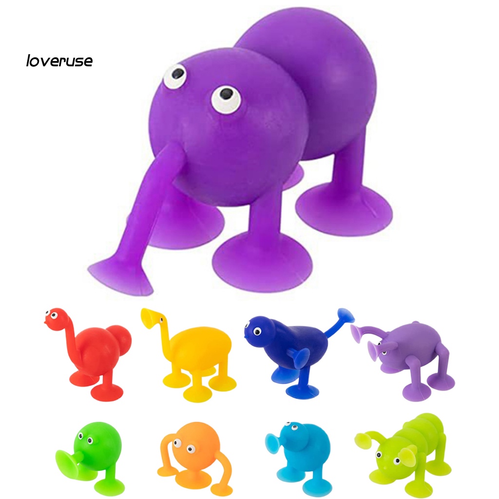 Set 2 Mô Hình Con Rối Giác Hút Nhiều Màu Sắc Cho Bé