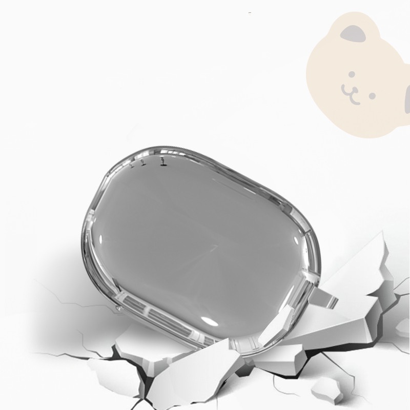 Vỏ Bảo Vệ Hộp Sạc Tai Nghe Redmi buds4 pro Bằng TPU Mềm Mạ Điện + Dây Đeo Chống Sốc Đơn Giản