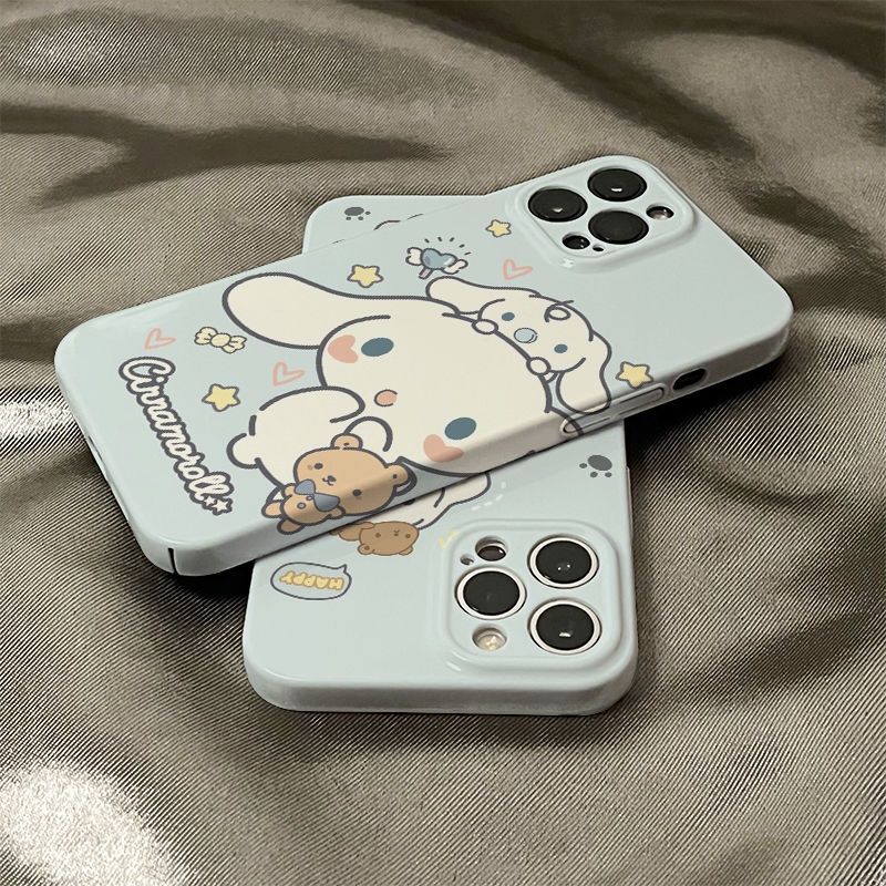 Ốp Điện Thoại Cứng Họa Tiết Hoạt Hình Chú Chó Cinnamon Dễ Thương Cho iPhone13 / 14pro FIZ1 12max711
