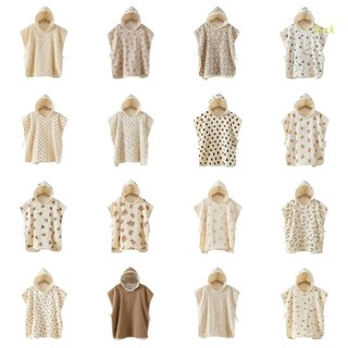 Khăn choàng tắm đi biển chất liệu cotton nhanh khô dành cho trẻ nhỏ