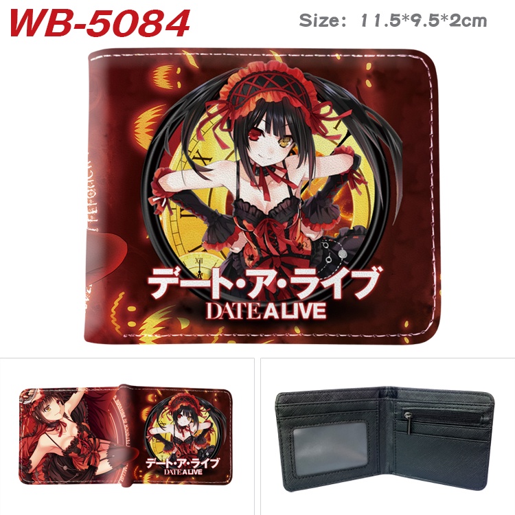 Ví Da PU Mini In Họa Tiết DATE A LIVE Tokisaki Kurumi Dành Cho Các Bé