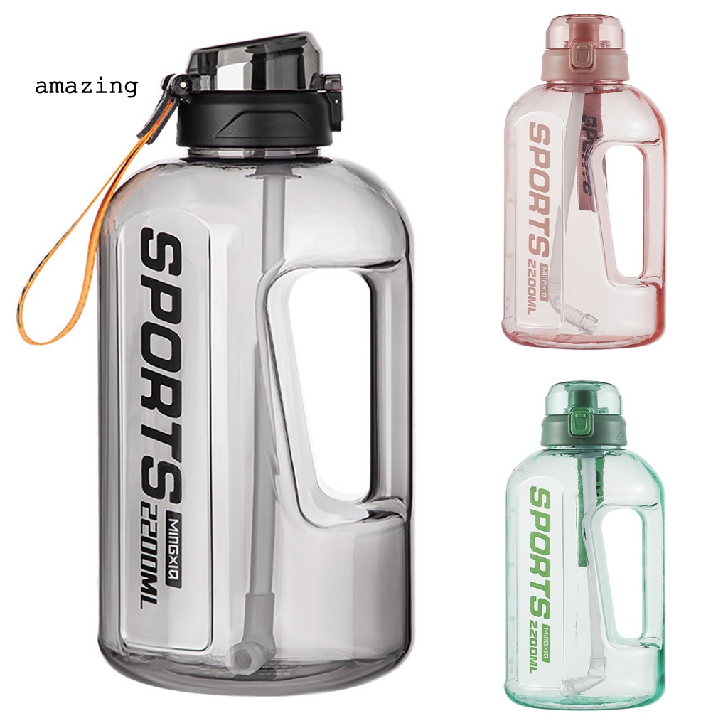 Bình Đựng Nước Chống Biến Dạng Có Nắp Chống Tràn Kèm Dây Đeo Cho Văn Phòng